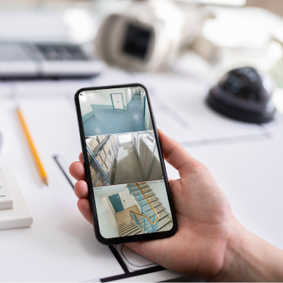 Appleton security camera feed on cell phone